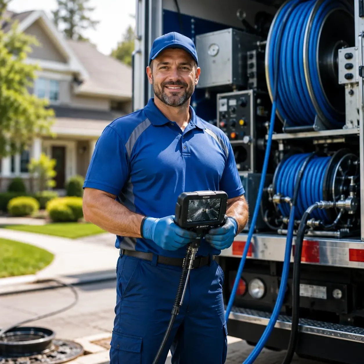 Local outdoor drain cleaning specialists in Madera, PA